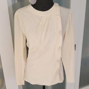 VALENTINO -New With Tag Vintage Cream Silk Blouse